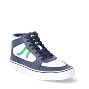 Airwalk Men's Navy White and Green Lace-Up Sneakers. Size 12. NWT